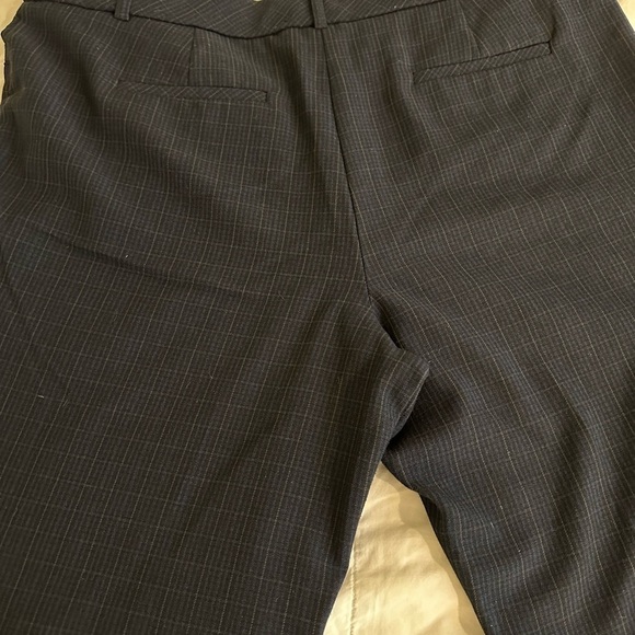 Dress slacks - black and blue plaid. - Picture 2 of 5